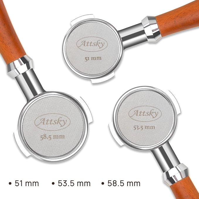 53.5mm Espresso Puck Screen, Espresso Filter for 54mm Portafilter Filter Basket, Reusable Espresso Screen with 1.7mm Thickness 150?œm 316 Stainless Steel