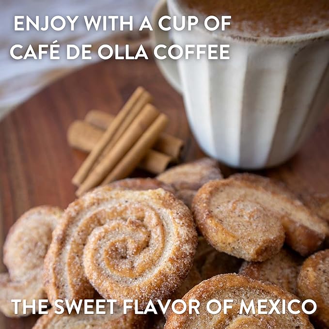 Churro Cookies, 3 Ounce (Pack of 3), Crunchy Cinnamon Mexican Churro Cookies made with Real Butter and Cinnamon by La Monarca Bakery