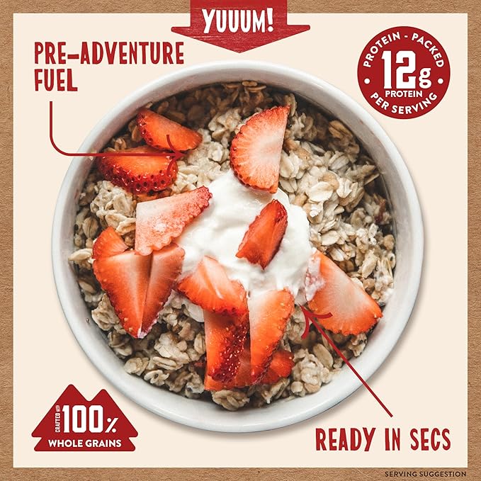 Kodiak Cakes Strawberries & Cream Oatmeal Packets (Pack of 6)