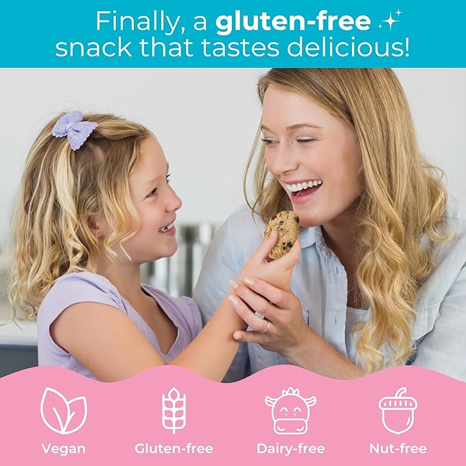 KC Sunshine’s Gluten Free Cookies (Lemon & Berry Variety Pack, Pack of 6) – Gluten Free Snacks – Plant Based, Nut Free, Vegan Friendly & Dairy Free Cookies – Individually Wrapped