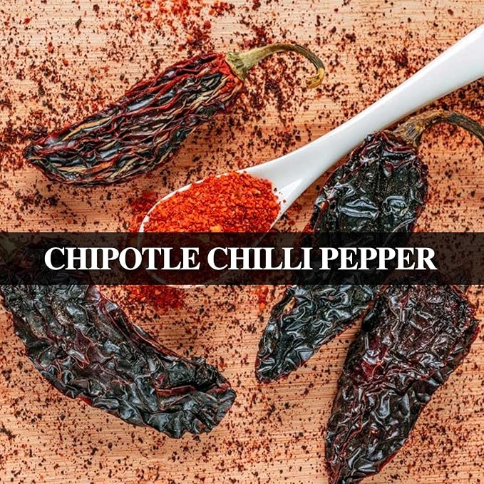Himalayan Chef Pink Salt with Chipotle, Tall Glass Grinder, 10.58 Oz