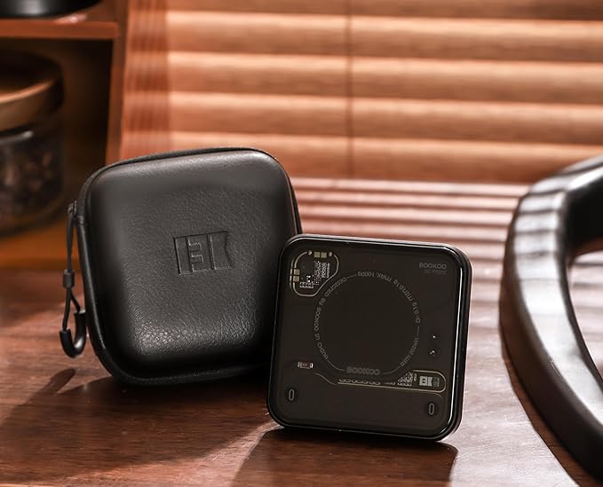BOOKOO Themis Mini Coffee Scale Case Only for BOOKOO Coffee Scale Mini Coffee Scale Storage Bag Espresso Super Mini Coffee Scale Bag with Themis Mini Scale Protector Screen Cleaning Kit