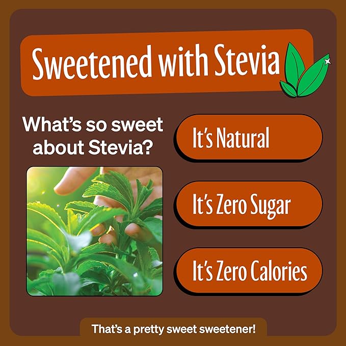 Zevia Zero Sugar Soda, Ginger Root Beer, 12 oz Cans (24-Pack) ??Naturally Sweetened, Zero Calorie Sugar Free Soda - Non-GMO Project Verified, Gluten-Free, Vegan