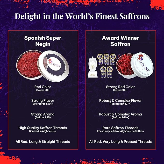 1 oz Saffron super Negain (Premium) Afghanistan All-Red Saffron Spice (Paella, Risotto, tea, Rice, coffee and Golden Milk Super Negin (Spanish All Red Premium (Persian), 28.4 gm (1 0z))