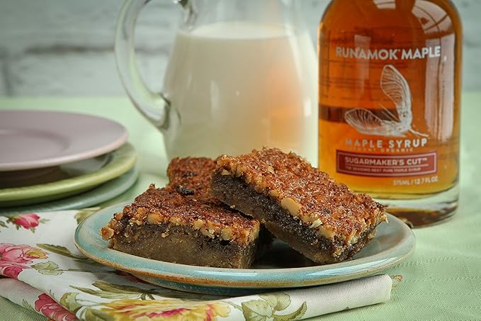 Runamok Maple Syrup Organic Sugarmaker's Cut - Grade A Vermont Maple Syrup, Amber Color, Rich Taste | Pure Organic Maple Syrup & 100% Natural | Classic Breakfast & Pancake Syrup | 12.68 Fl Oz (375mL)