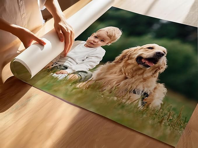 Custom Portrait Poster Print ??Personalized Photo or Artwork on Premium Paper ??High-Resolution Wall Art Gift for Family, Pets, or Couples ??Ships from USA (Unframed)