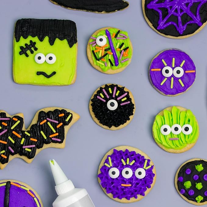 Sweets Indeed Candy Eyeballs, Edible Eyes, Halloween Sprinkles, Perfect for Cake Decorations, Baking, Ice Cream, Cookies, Cupcake Topper 2.92 ounces