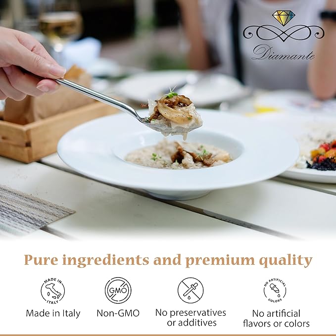 Diamante Italy Truffle Honey - Italian Luxurious Gourmet Flavored Honey with 3% Black Truffle - Ideal for Charcuterie Board & Cheese Plate - Non GMO & Made in Italy - 120g
