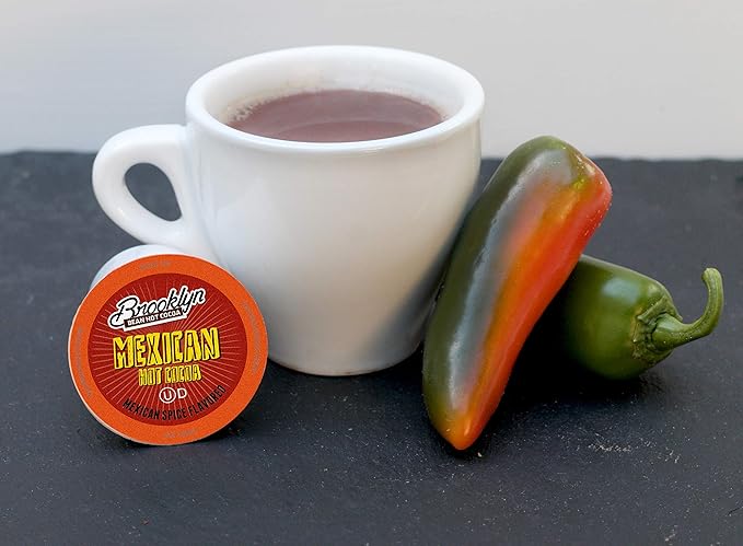 Brooklyn Beans Hot Chocolate Variety Pack Pods, Compatible with 2.0 K-Cup Brewers, 40 Count