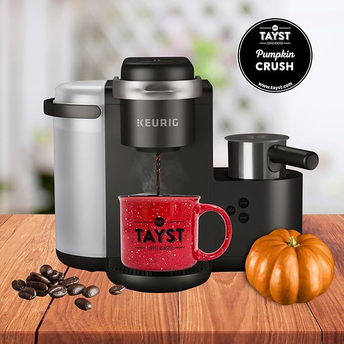Tayst Coffee Pods, Pumpkin Crush Medium Roast, K Cups Compatible with Keurig Coffee Maker, Sustainable Single Serve, Pack of 50