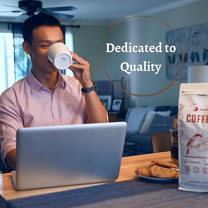 Birdee Vietnamese Coffee ??1 LB, Medium Roast Whole Bean, Arabica and Robusta, Hand-Picked, Resealable Bag, Smooth Flavor, Low Acid, High Caffeine, Single-Origin