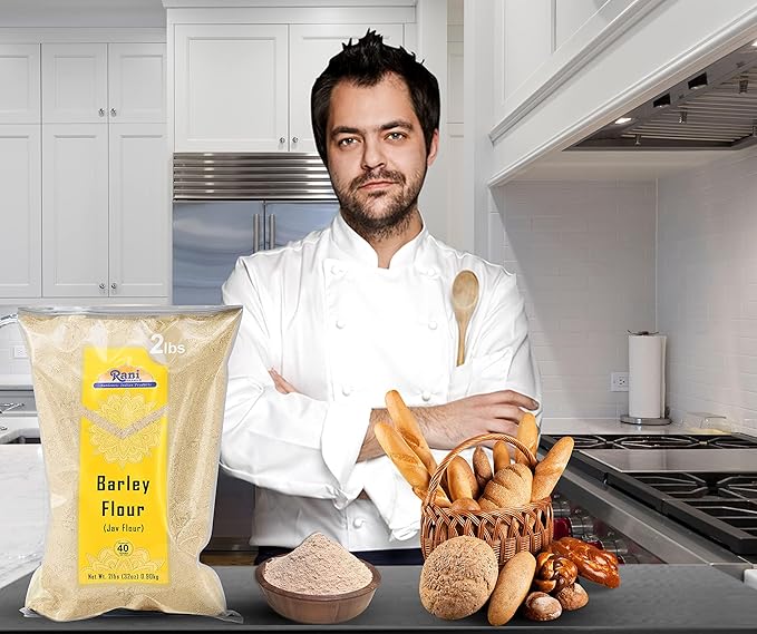 Rani Barley (Jav) Flour 32oz (2lbs) 908g ~ All Natural | Gluten Friendy | Stone Ground | Vegan | NON-GMO | Kosher | Indian Origin