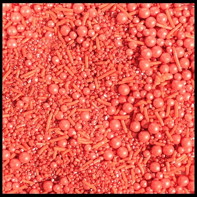 Confect Citrus Orange Sprinkles ??Edible Cake & Cupcake Decorating Toppings for Baking, Cookies & Desserts | Vegan, Gluten-Free, Soy-Free, Dairy-Free, Palm Oil-Free- 4.2 Oz