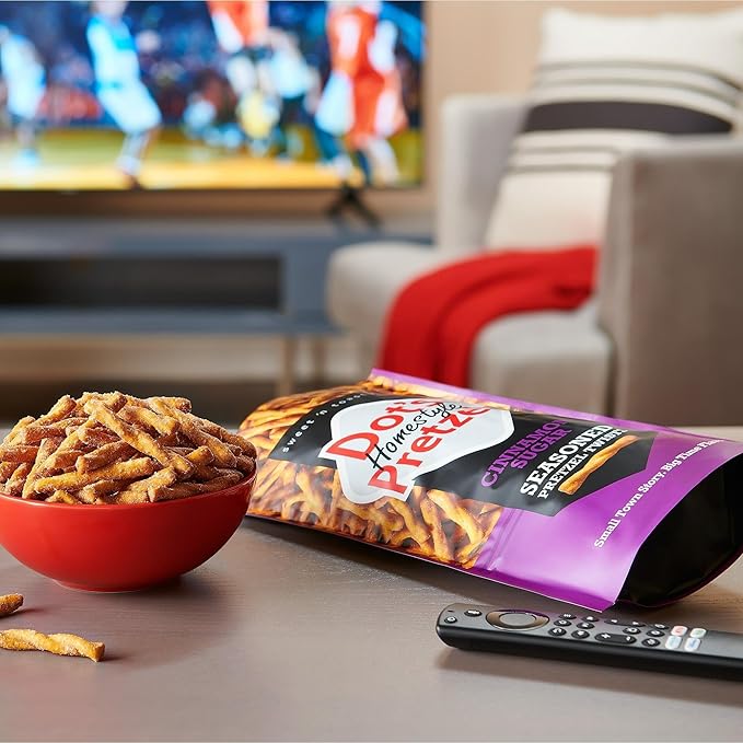 Dot's Pretzels Cinnamon Sugar Seasoned Pretzel Twist Snack, 16oz Grocery Sized Bag