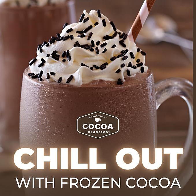 Cocoa Classics Arctic White Cocoa Mix, Hot Chocolate, Made with Nonfat Milk, Just Add Hot Water, Make Hot or Iced Cocoa, Gluten Free, 14.8 oz Pouch (Pack of 1)
