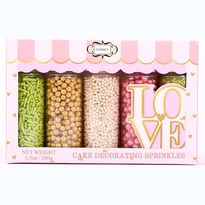 Confect Fusion Mashup Sprinkles FM Multipack 28 100 GMS for Cake Cupcake D챕cor, Multicolor