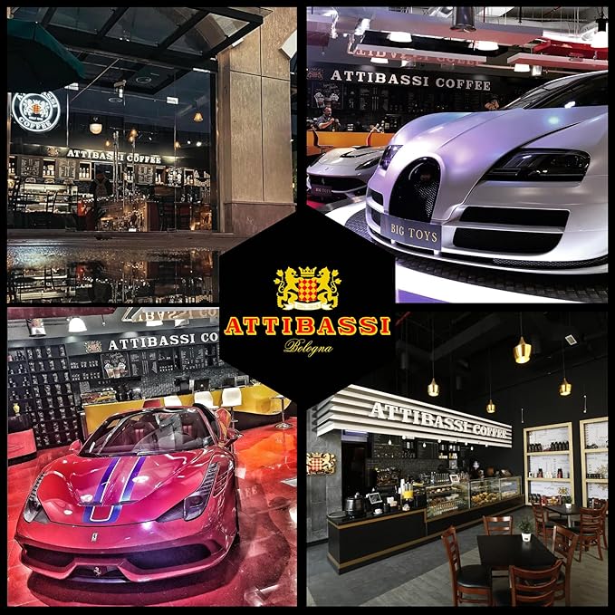 Attibassi Intenso โ 100 Espresso Capsules โ Compatible with Original Line Machines โ Strong Italian Roast โ Full-Bodied Flavor โ Made in Italy