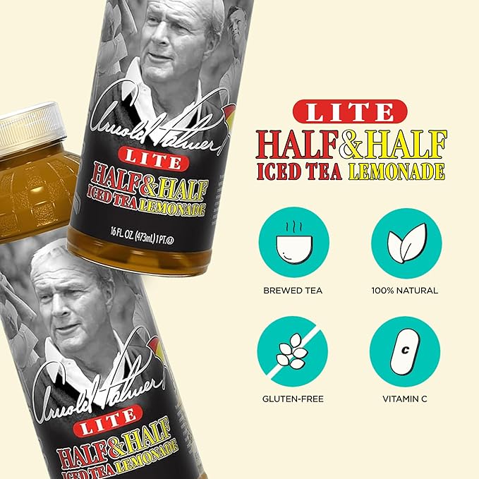 AriZona Arnold Palmer Half and Half - 16 Fl Oz (Pack of 12)