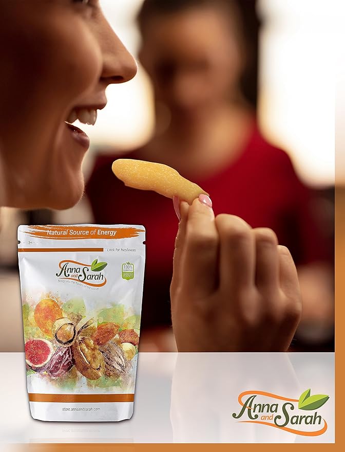 Anna and Sarah Dried Crystallized Ginger in Resealable Bag, 1 Lb.