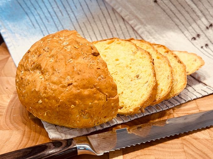 Molibake Corn Bread Mix ??Pack of 2 - All-Natural Baking Mix for Bread Machine and Oven - 15 oz - Bread Mix with Corn Flakes and Grits, Sunflower Seeds - Easy-to-Use Bread Maker Mix for Homemade Baking