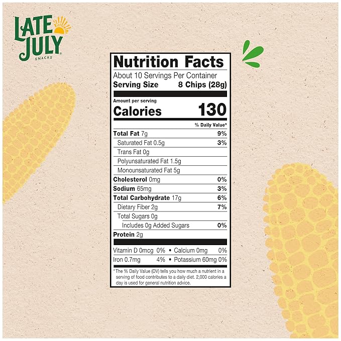 Late July Snacks Thin and Crispy Organic Tortilla Chips with Sea Salt, 10.1 oz Bag and Late July Snacks Medium Salsa, 15.5 oz Jar