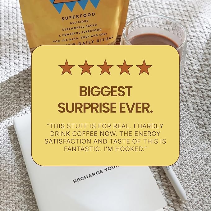 KORACAO Sustainably Harvested Cacao | Ideal Superfood for Everyday Bliss | Ceremonial Grade Cacao | Enhance Your Spiritual Journey with Ancient Superfood Delight - 1/2 Pound
