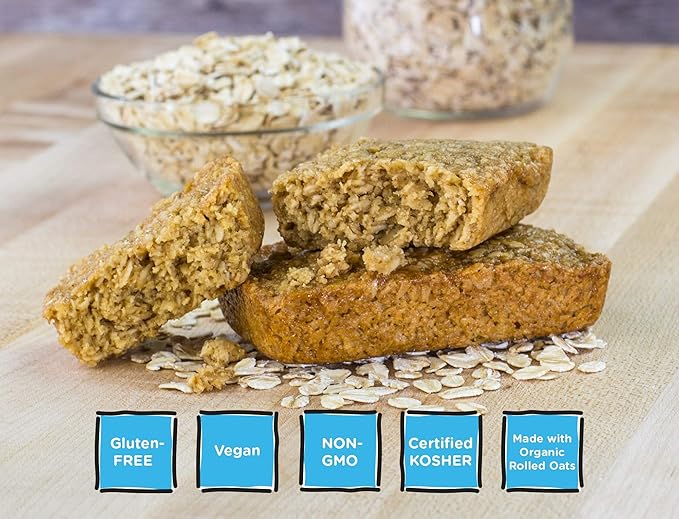 Bobo's Oatmeal Bars, Original, Gluten Free Vegan Whole Grain Oat Bars, Pack of 12