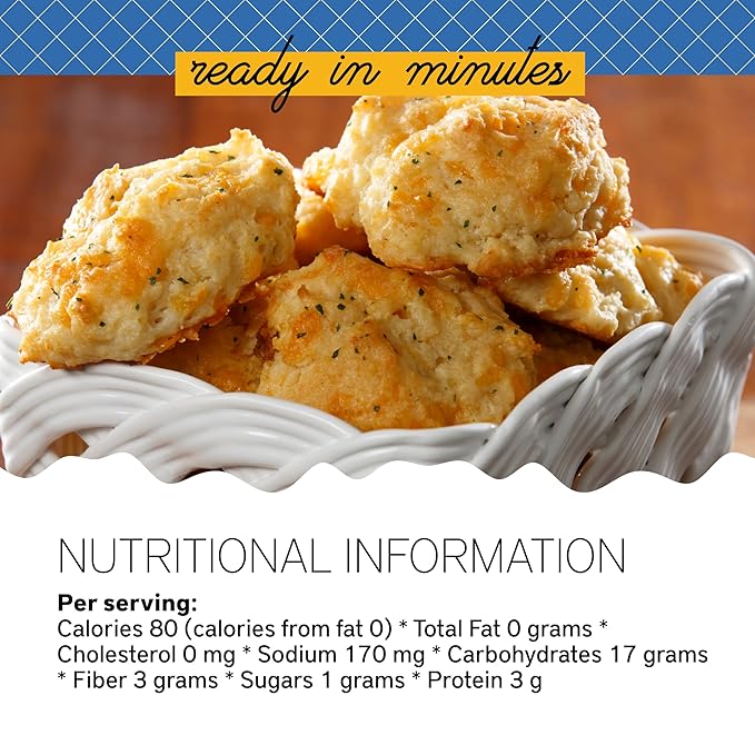 Southern Living Gourmet Original Biscuit Mix, Easy-to-Bake Delight, Dinner Biscuits, Breakfast Biscuits, Baking Mix, Pantry Staple, Makes 10 Biscuits