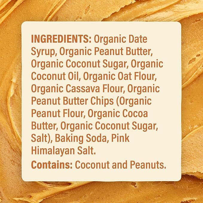 Skout Organic Peanut Butter Soft Baked Cookie (3 Pack) | Soft Baked Cookies | Plant-Based | Vegan | Gluten, Dairy, & Soy Free