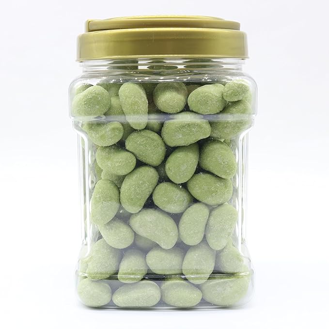 LAFOOCO Cashews, 100% Natural, Vegan Snacks, Great Gift, Resealable Jar, Halal, BRCGS (14.11 oz) (400 g, Wasabi Cashews)