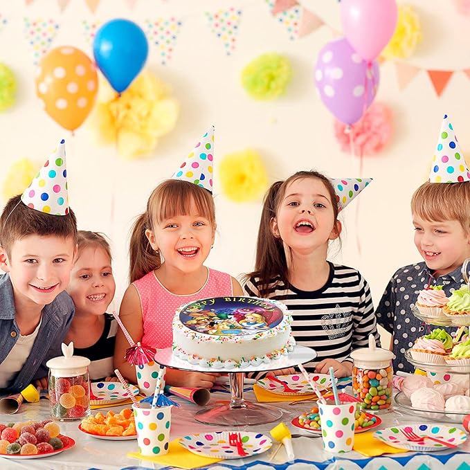 7.5 Inch Edible Cake Toppers ?밯onderland Themed Birthday Party Collection of Edible Cake Decorations