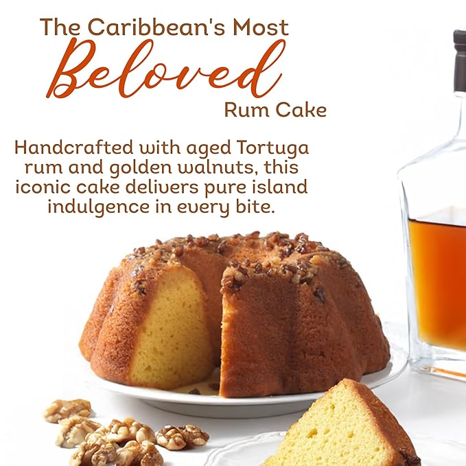 Tortuga Caribbean Rum Cake Gift Set ??6 Pack of Classic Golden Original 4 oz ??Authentic Dessert Snack Cakes Bakery Fresh, Moist & Flavored with Premium Aged Rum - Mini Cakes for Delivery