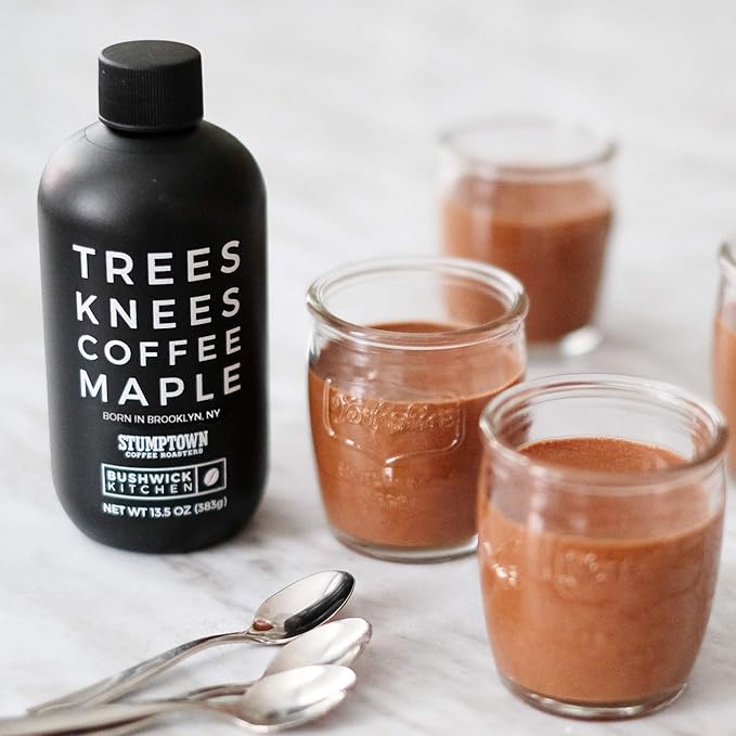 Trees Knees Coffee Maple Syrup, Grade-A Organic Maple Syrup with a Bold Buzz from Coffee, Vegan, Gluten Free & Made in the USA, Pure & All Natural, 11.5oz