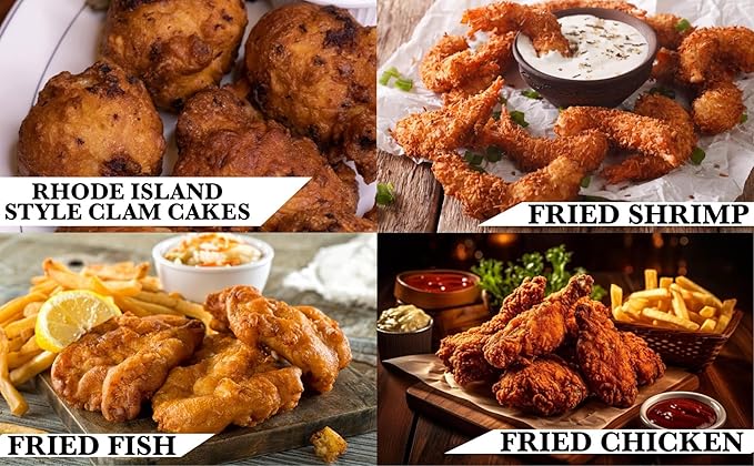 Krisppe All Purpose New England Style Batter Mix for Rhode Island Clam Cakes & Fritters (3 Pack)