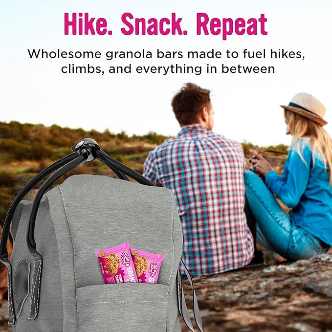 Cooper Street Oatmeal Cranberry Granola Bakes (48 Count) ??Individually Wrapped Soft and Chewy Granola Bars Bulk ??Low Sodium, Nut & Dairy Free - Perfect As Healthy Bulk Office or Classroom Snacks