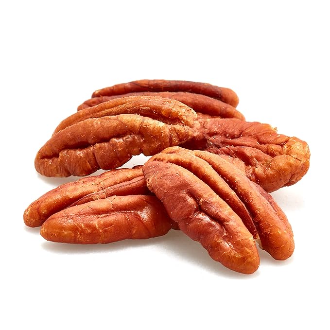 Yupik Organic Raw Pecans, 2.2 lb (35.2 oz), Pack of 6, Kosher, Gluten-Free, Non-GMO, Vegan, Raw Nuts, Unsalted, Unroasted, Oil-Free, Crunchy, Source of Fiber, Healthy Snacks, For Baking & Cooking