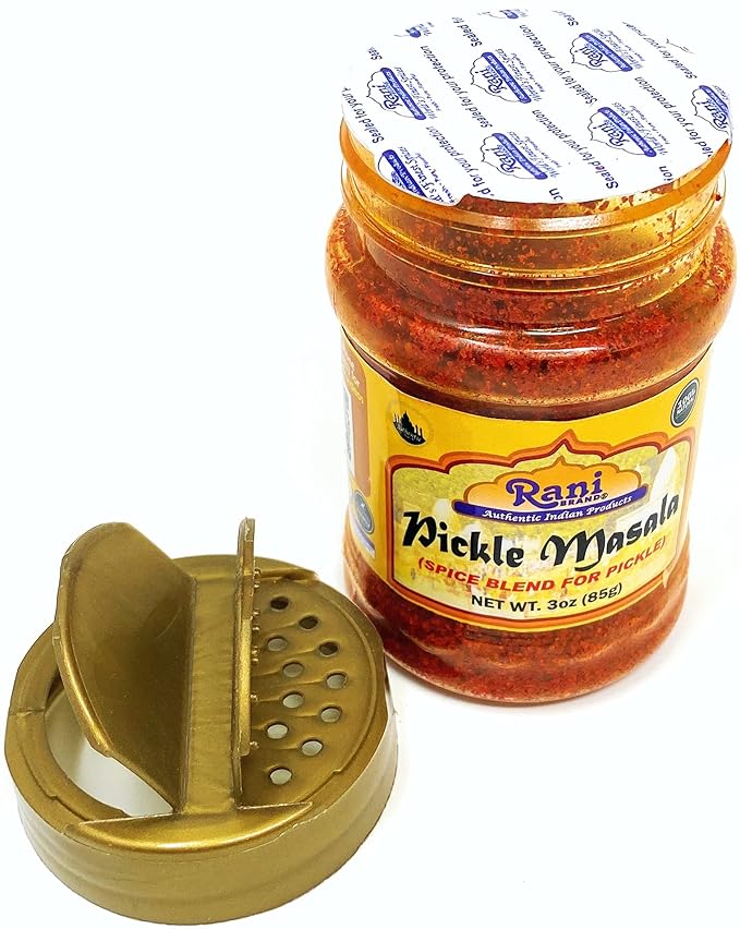 Rani Pickle (Achar) Masala Indian Spice Blend 3oz (85g) PET Jar ~ All Natural | Vegan | Gluten Friendly | NON-GMO | No colors | Indian Origin