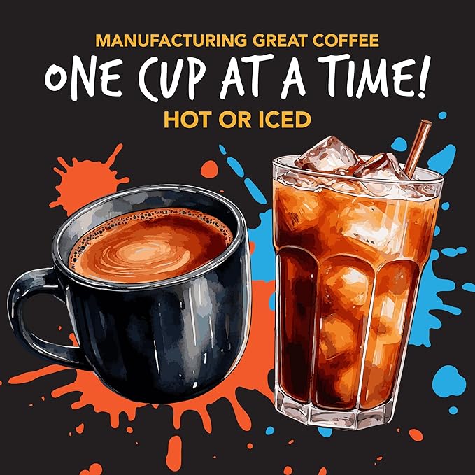 Java Factory Wakey Wakey Flavored Ground Coffee Bag ??Light Roast Brew, Made with 100% Arabica Beans, 10 Oz