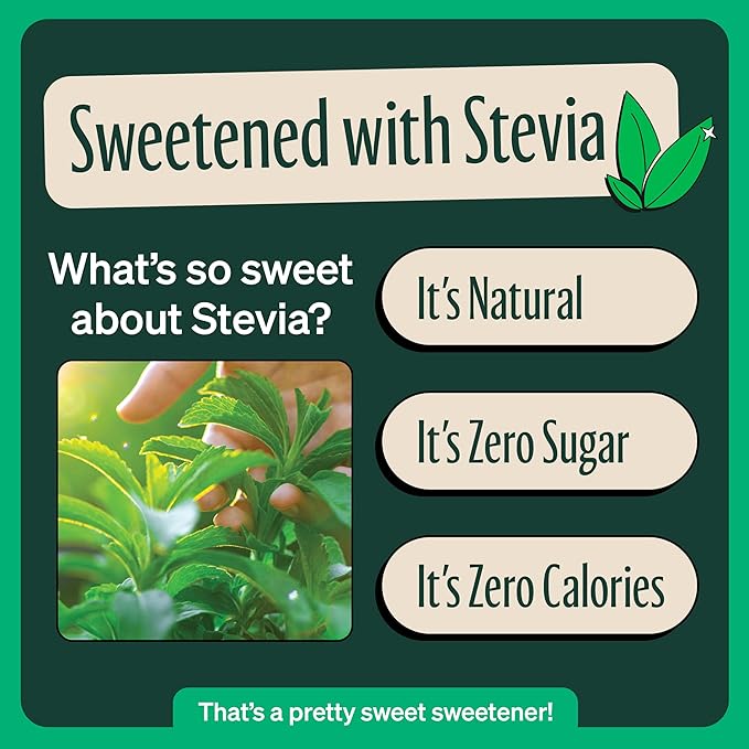 Zevia Zero Sugar Tea, Black Tea with Peach, 12 oz Cans (12-Pack) – Naturally Sweetened, Zero Calorie Sugar Free - Non-GMO Project Verified, Gluten-Free, Vegan