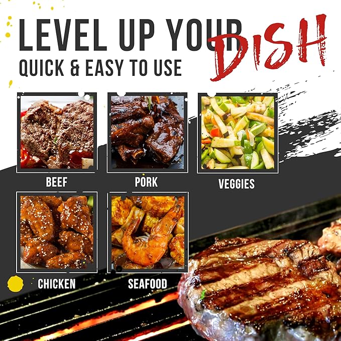 Lane's Steak Me Home BBQ Seasonings and Rubs Gift Set, All-Natural 4 Rubs Seasoning Kit of Q-Nami Seasoning Set, Ancho Espresso Rub, & Scorpion Rub