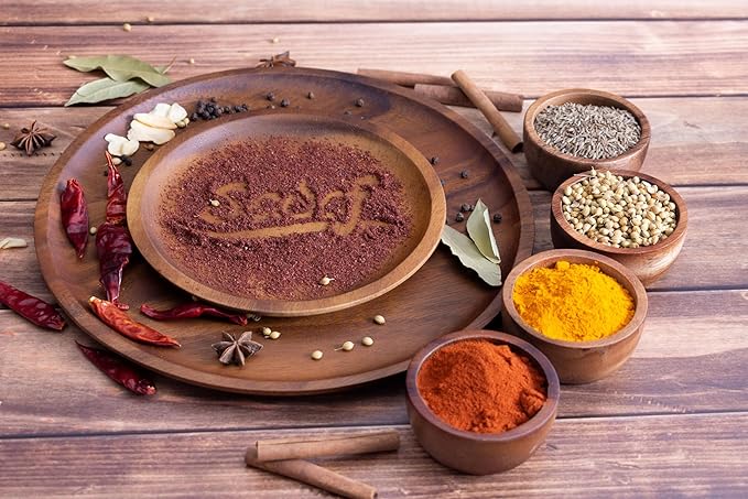 Sadaf Ras El Hanout Seasoning - Ancient Moroccan Blend of Spices - Perfect for your couscous, tagine, b'stila and more (2 Oz bottle)