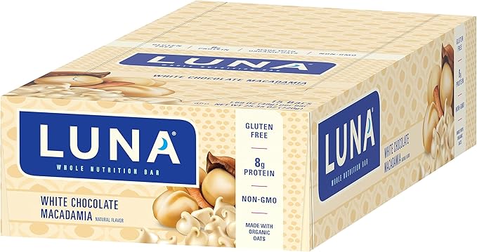Clif, Bar Luna White Chocolate Macadamia 15 Count, 25.35 Ounce