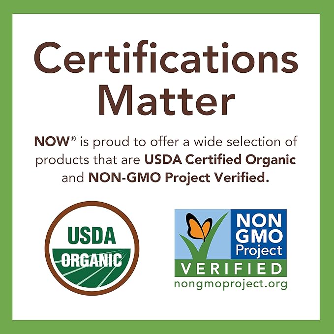 NOW Foods, Certified Organic Maple Syrup, Grade A Amber Color, 100% Pure, Light Delicate Flavor, Certified Non-GMO, 32-Ounce