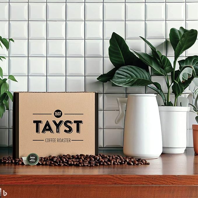 Tayst Coffee Pods, Defiantly Decaf Dark Roast, K Cups Compatible with Keurig Coffee Maker, Sustainable Single Serve, Pack of 240