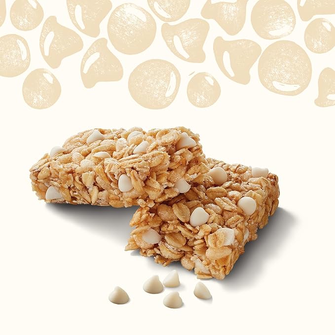 Cascadian Farm Organic Vanilla Chip Chewy Granola Bars, 6 Bars, 7.4 oz. (Pack of 4)