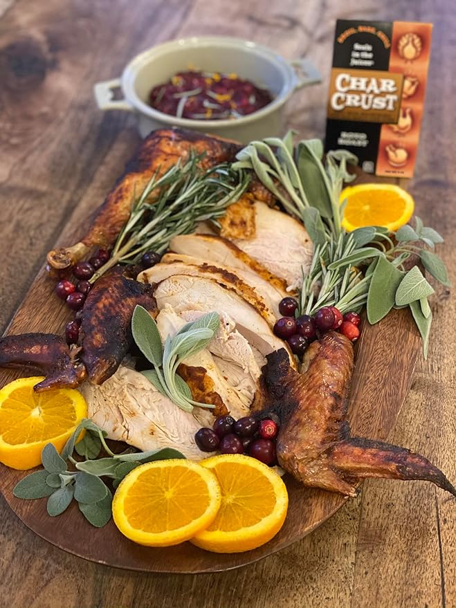 Char Crust Classic Turkey Rub | All-in-one seasonings | Perfect for Turkey, Poultry and Potatoes | Signature Crust that Seals in the Juices, 4 Ounce (Pack of 2)