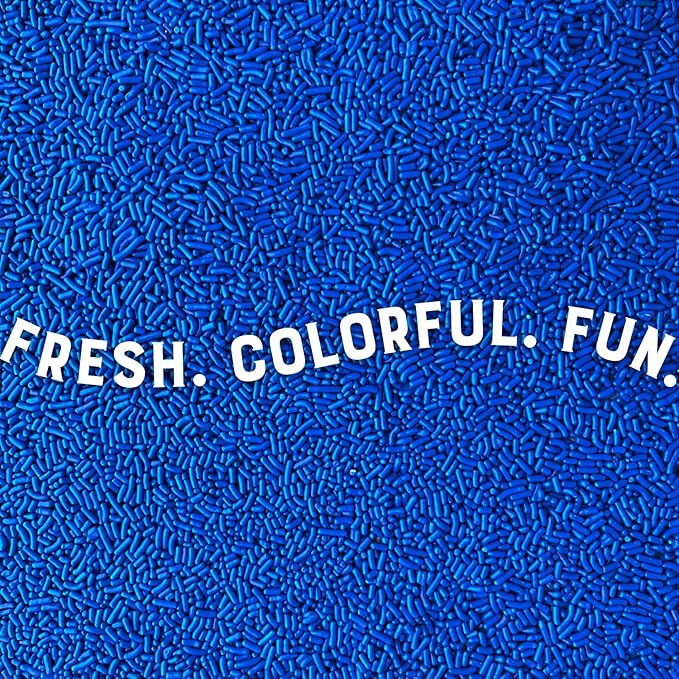 Judee's Gluten Free Blue Sprinkles 2 lb - Gluten-Free and Nut-Free - Brighten Up Your Baked Goods - Great for Cookie and Cake Decoration - Use for Baking and as Dessert and Ice Cream Toppings