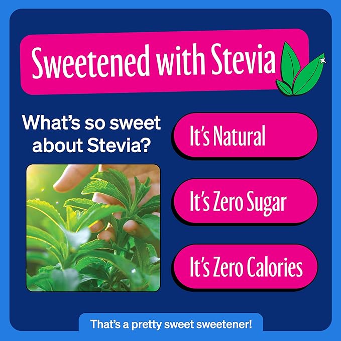 Zevia Zero Sugar Soda, Cherry Cola, 16 oz Cans (12-Pack) ??Naturally Sweetened, Zero Calorie Sugar Free Soda - Non-GMO Project Verified, Gluten-Free, Vegan