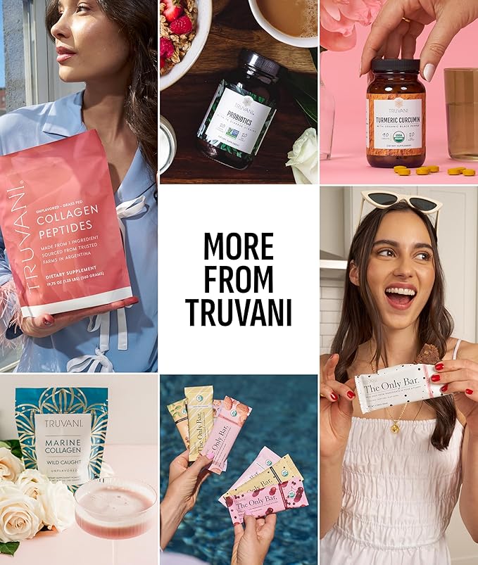 Truvani Vegan Pea Protein Powder | Vanilla | 20g Organic Plant Based Protein | 1 Serving | Keto | Gluten & Dairy Free | Low Carb | No Added Sugar