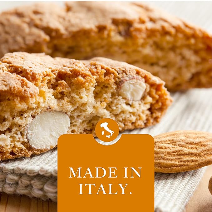 L'Oro Del Sud Traditional Almond Biscotti, Cantuccini d'Abruzzo, Italian Cookies Madewith Real Quality Ingredients, 200 G, 7 oz